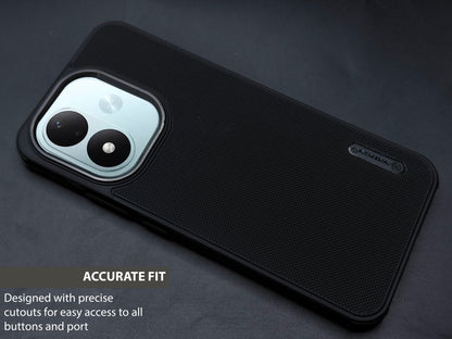 NIUKIN Super Frosted Dotted Case with Camera Ring for Redmi Note 17