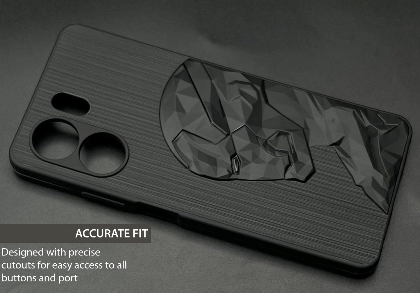 IR Superhero Side Face Prism Case for Oppo A5x