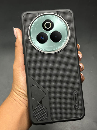 NIUKIN Fancy Super Frosted Dotted Case with Camera Ring for Realme P3 Pro