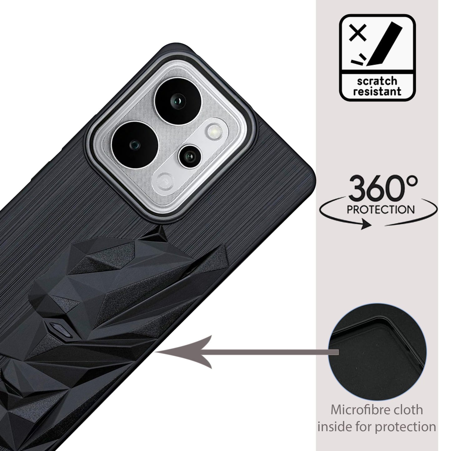 Bt Superhero Case with Camera Ring for Realme P4 Power