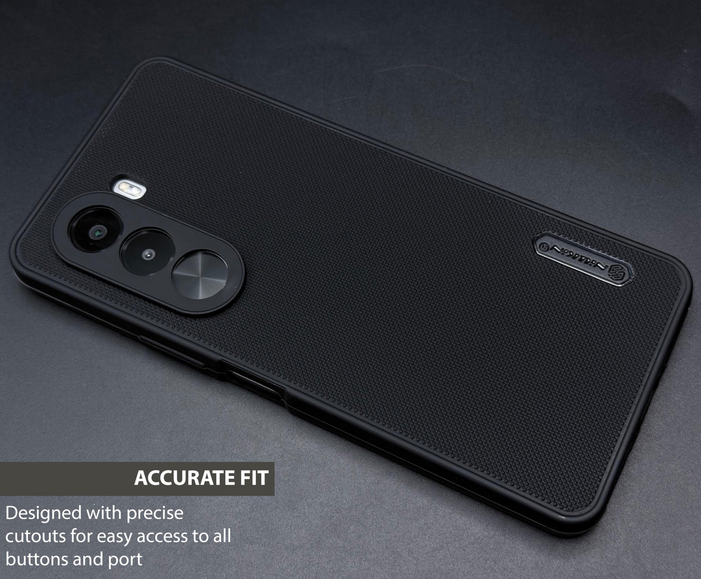NIUKIN Super Frosted Dotted Case for Realme P4x