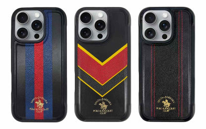 Santa Barbara Polo & Racquet Club Barton Series Leather Case for iPhone 16 Pro Max