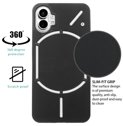 NIUKIN Super Frosted Dotted Case for Nothing Phone 1