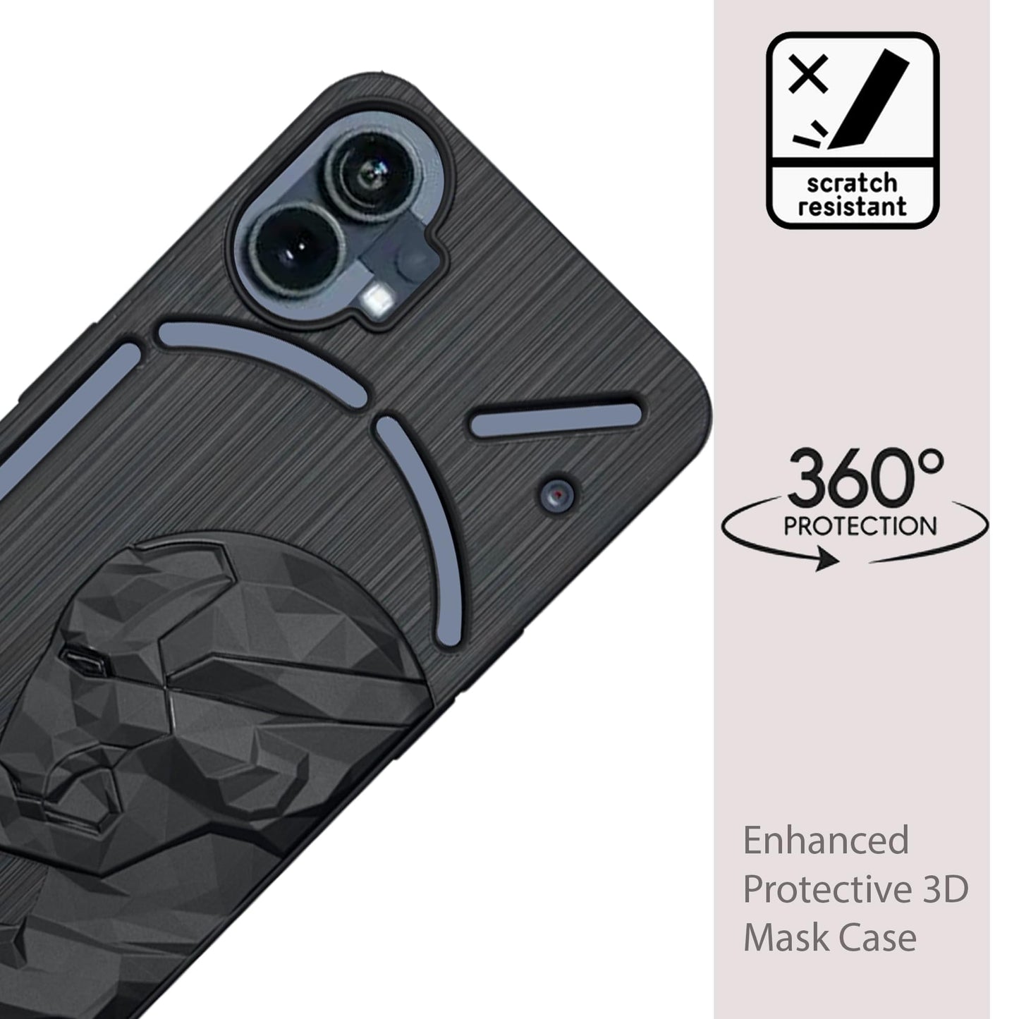 IR Superhero Side Face Prism Case for Nothing Phone 1