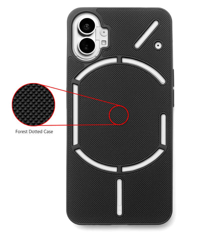 NIUKIN Super Frosted Dotted Case for Nothing Phone 1