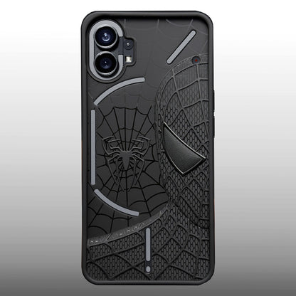 Sp Superhero Web Case with Metallic Camera Ring for Nothing Phone 1