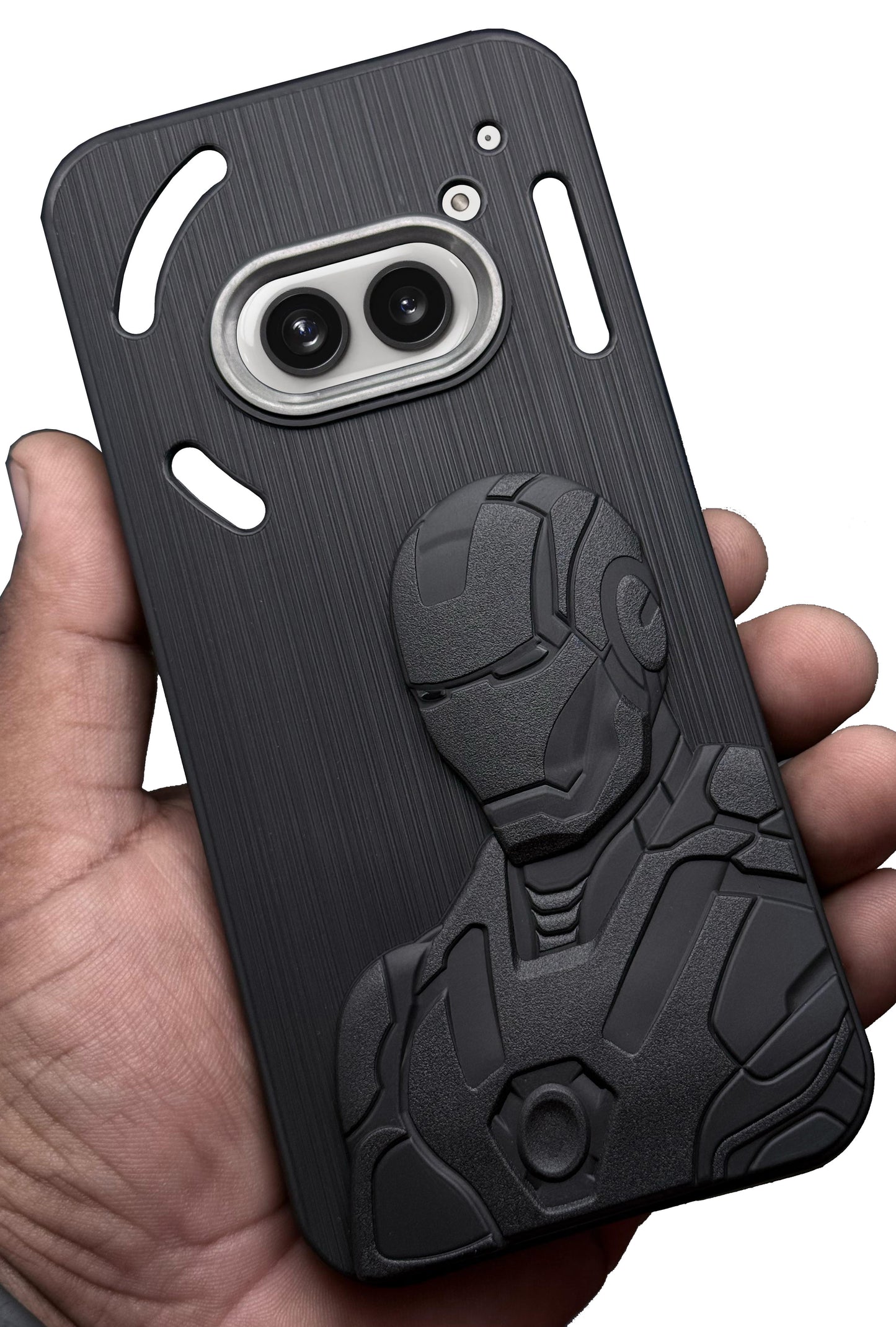 IR Superhero Armor Case with Metallic Camera Ring for Nothing Phone 2A