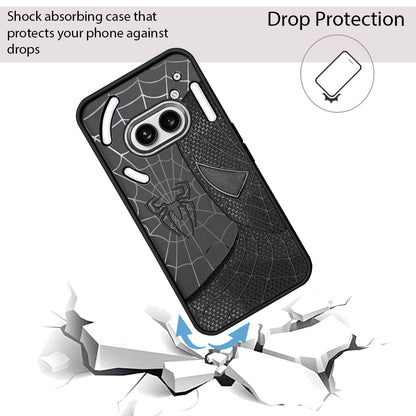 Sp Superhero Web Case with Metallic Camera Ring for Nothing Phone 2A