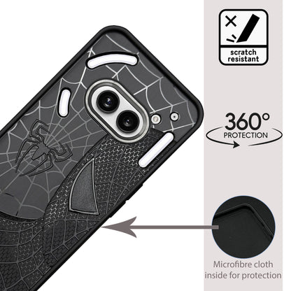 Sp Superhero Web Case with Metallic Camera Ring for Nothing Phone 2A