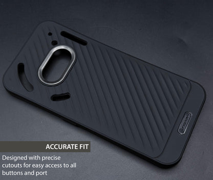 Ripple Wave Case with Metallic Camera Ring for Nothing Phone 2A