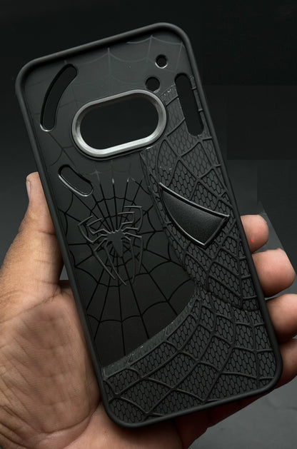 Sp Superhero Web Case with Metallic Camera Ring for Nothing Phone 2A