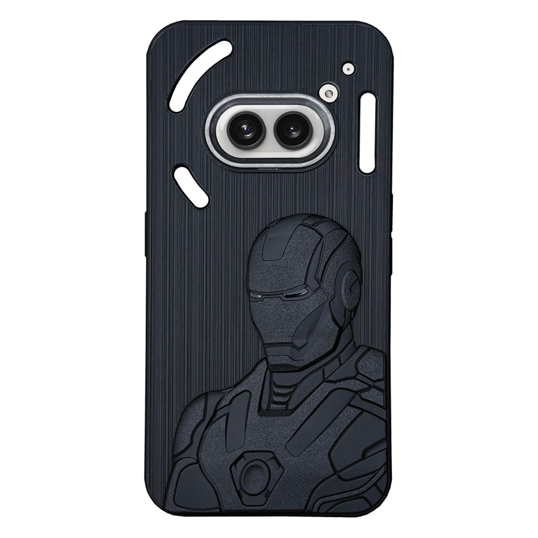 IR Superhero Armor Case with Metallic Camera Ring for Nothing Phone 2A