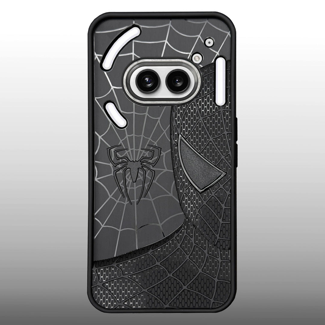 Sp Superhero Web Case with Metallic Camera Ring for Nothing Phone 2A