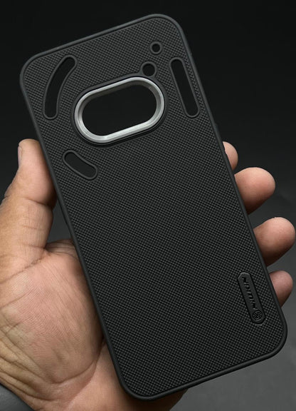 NIUKIN Super Frosted Dotted Case with Camera Ring for Nothing Phone 2A