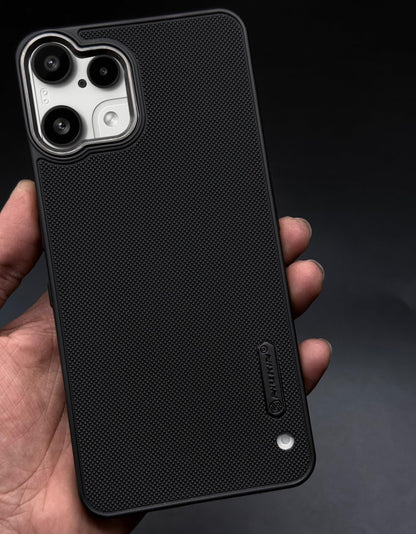 NIUKIN Super Frosted Dotted Case with Camera Ring for Nothing Phone 3A Lite