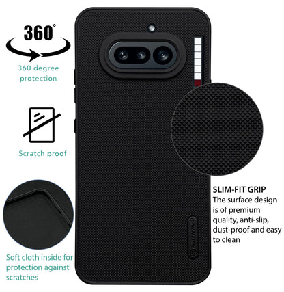 NIUKIN Super Frosted Dotted Case for Nothing Phone 4A