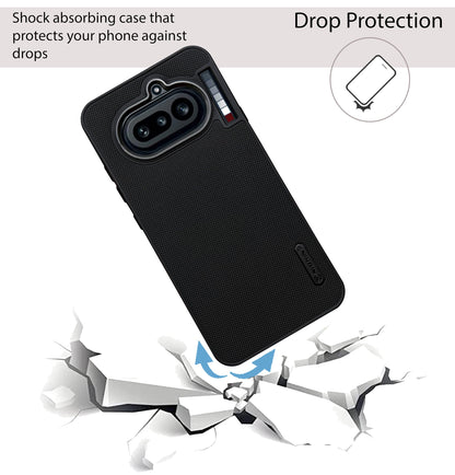NIUKIN Super Frosted Dotted Case with Camera Ring for Nothing Phone 4A