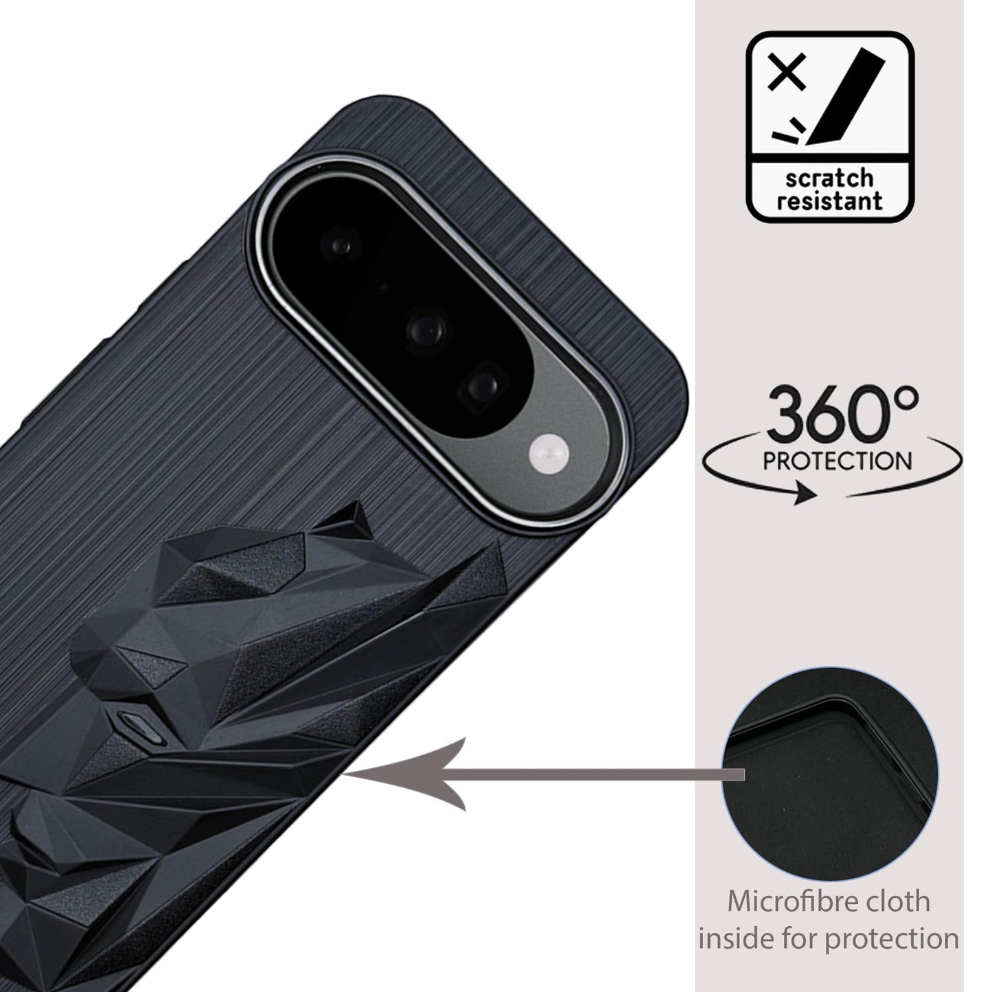 Bt Superhero Case with Camera Ring for Google Pixel 10