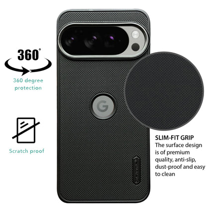 NIUKIN Super Frosted Dotted Case with Camera Ring for Google Pixel 10 Pro XL