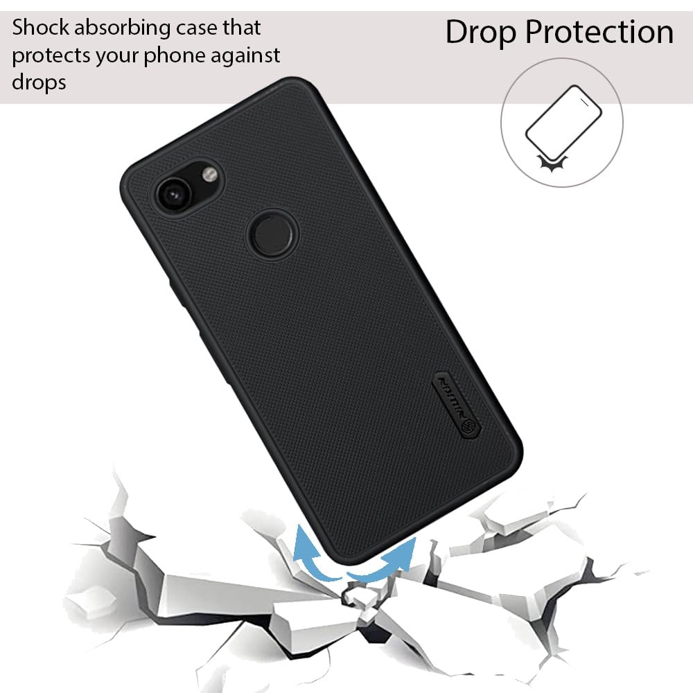 NIUKIN Super Frosted Dotted Case for Google Pixel 3A