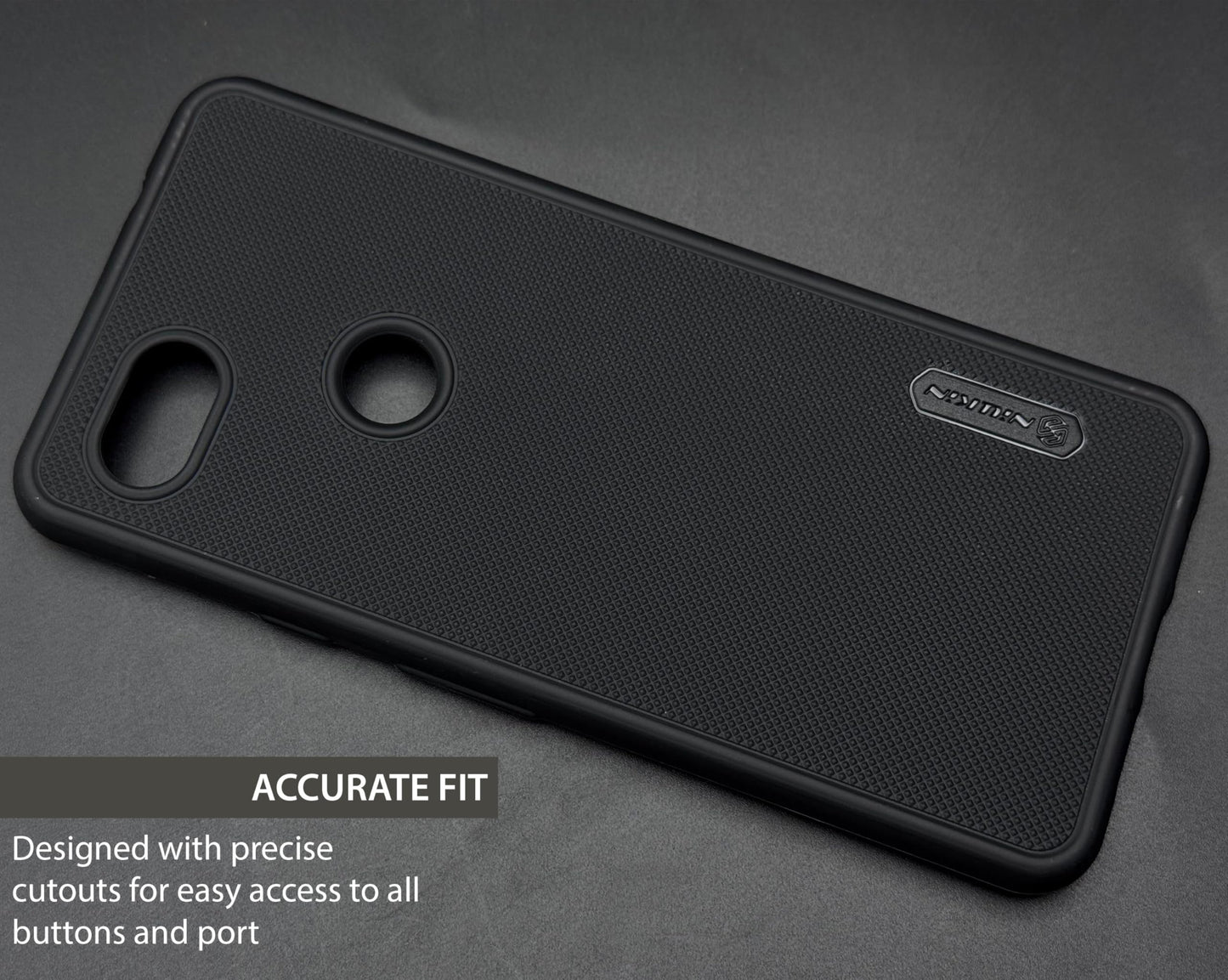 NIUKIN Super Frosted Dotted Case for Google Pixel 3A