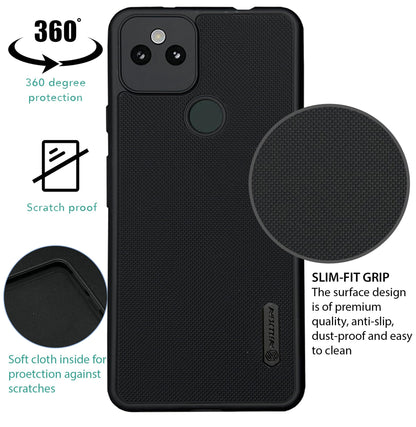 NIUKIN Super Frosted Dotted Case for Google Pixel 5A