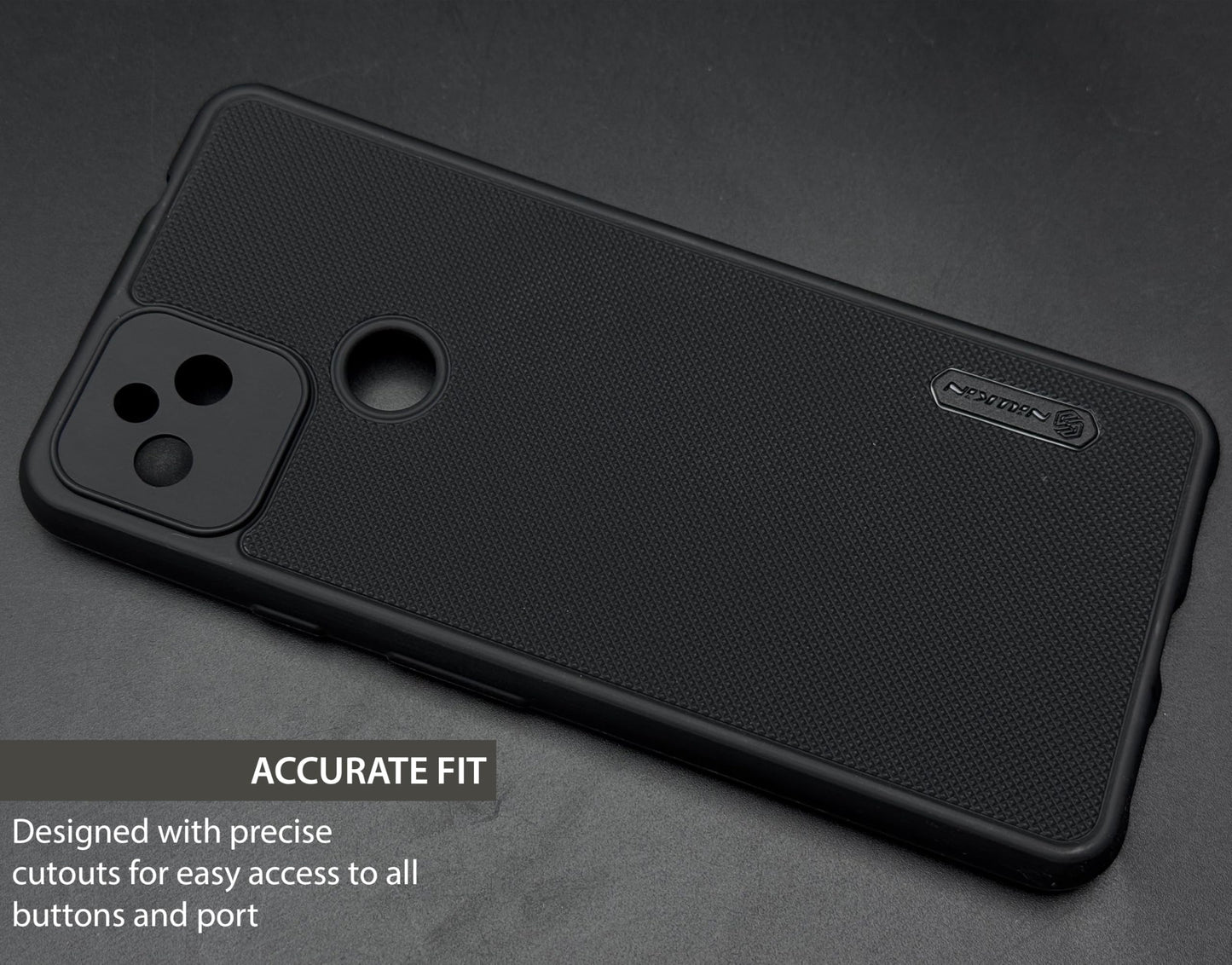 NIUKIN Super Frosted Dotted Case for Google Pixel 5A