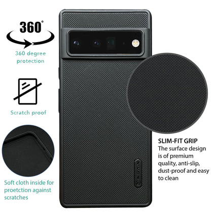 NIUKIN Super Frosted Dotted Case for Google Pixel 6 Pro