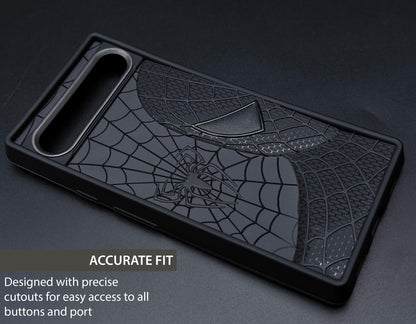 Sp Superhero Web Case with Metallic Camera Ring for Google Pixel 6a