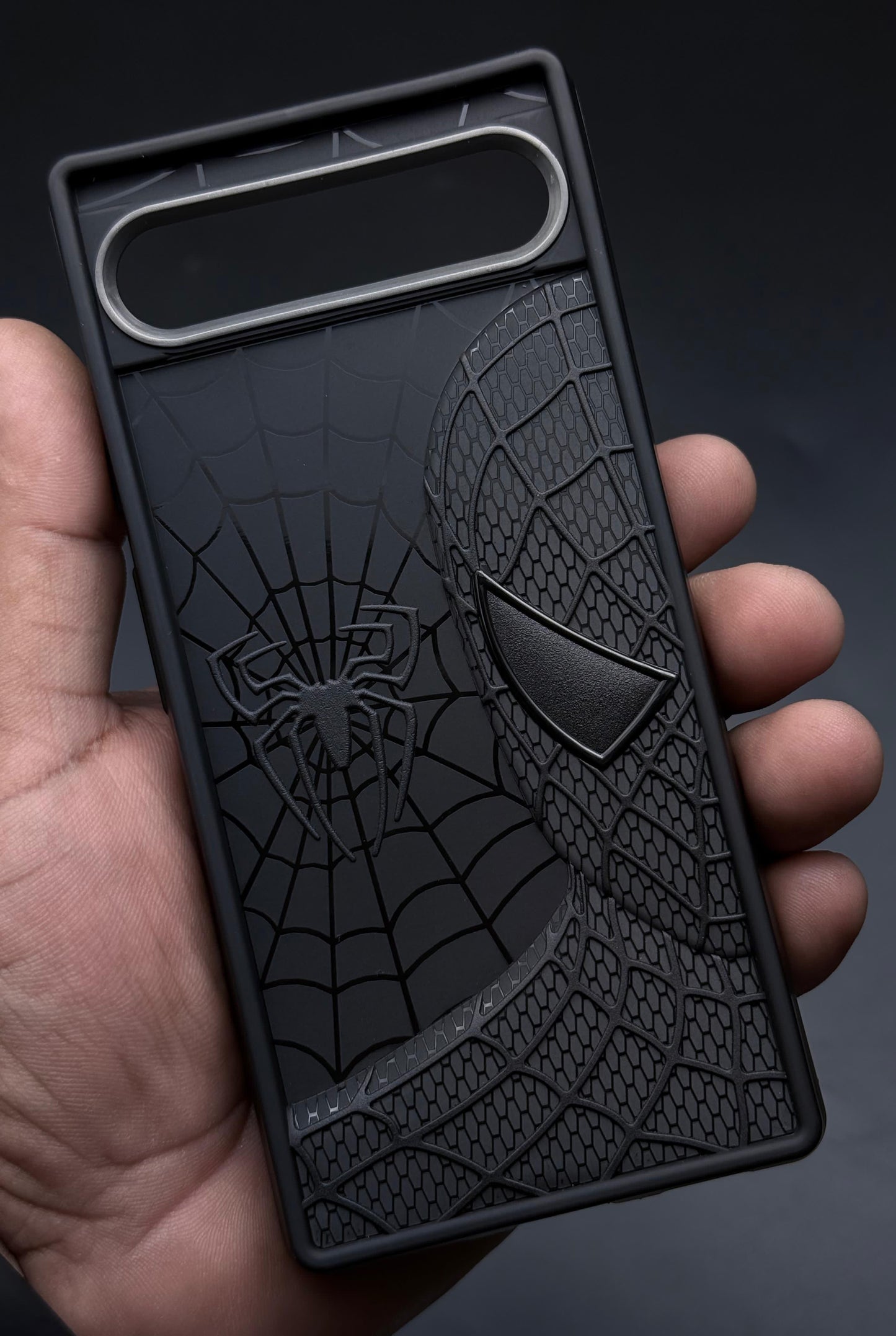 Sp Superhero Web Case with Metallic Camera Ring for Google Pixel 6a