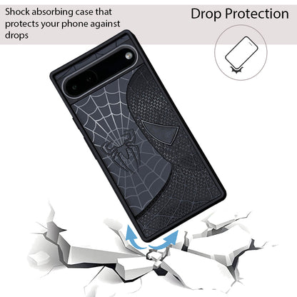 Sp Superhero Web Case with Metallic Camera Ring for Google Pixel 6a
