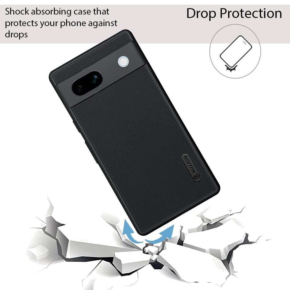 NIUKIN Super Frosted Dotted Case for Google Pixel 7A