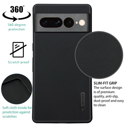 NIUKIN Super Frosted Dotted Case for Google Pixel 7 Pro