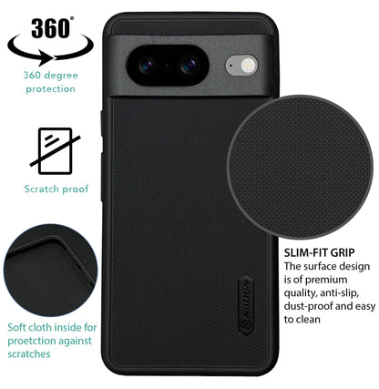 NIUKIN Super Frosted Dotted Case for Google Pixel 8
