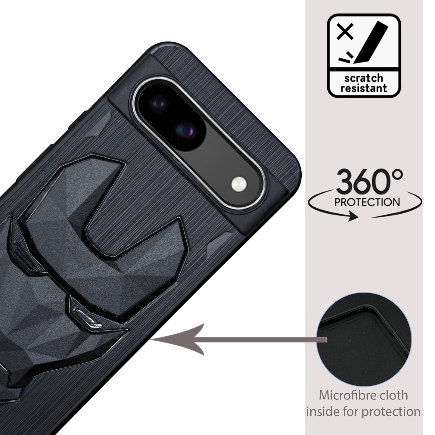 IR Mask Case with Camera Ring for Pixel 8A