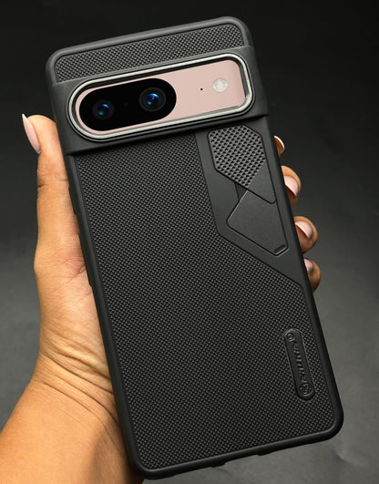 NIUKIN Fancy Super Frosted Dotted Case with Camera Ring for Google Pixel 8 Pro