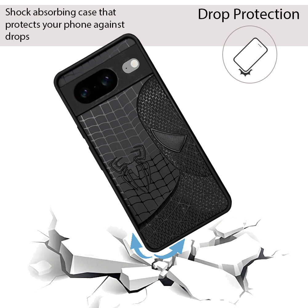Sp Superhero Web Case with Metallic Camera Ring for Google Pixel 8