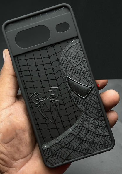 Sp Superhero Web Case with Metallic Camera Ring for Google Pixel 8
