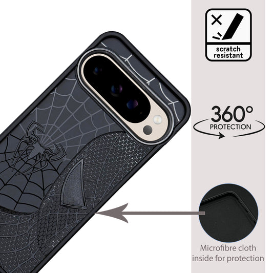 Sp Superhero Web Case with Metallic Camera Ring for Google Pixel 9 Pro