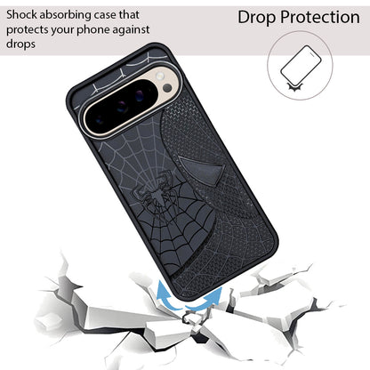 Sp Superhero Web Case with Metallic Camera Ring for Google Pixel 9 Pro