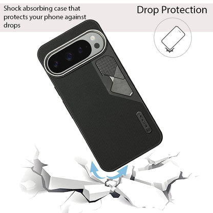 NIUKIN Fancy Super Frosted Dotted Case with Camera Ring for Google Pixel 9 Pro