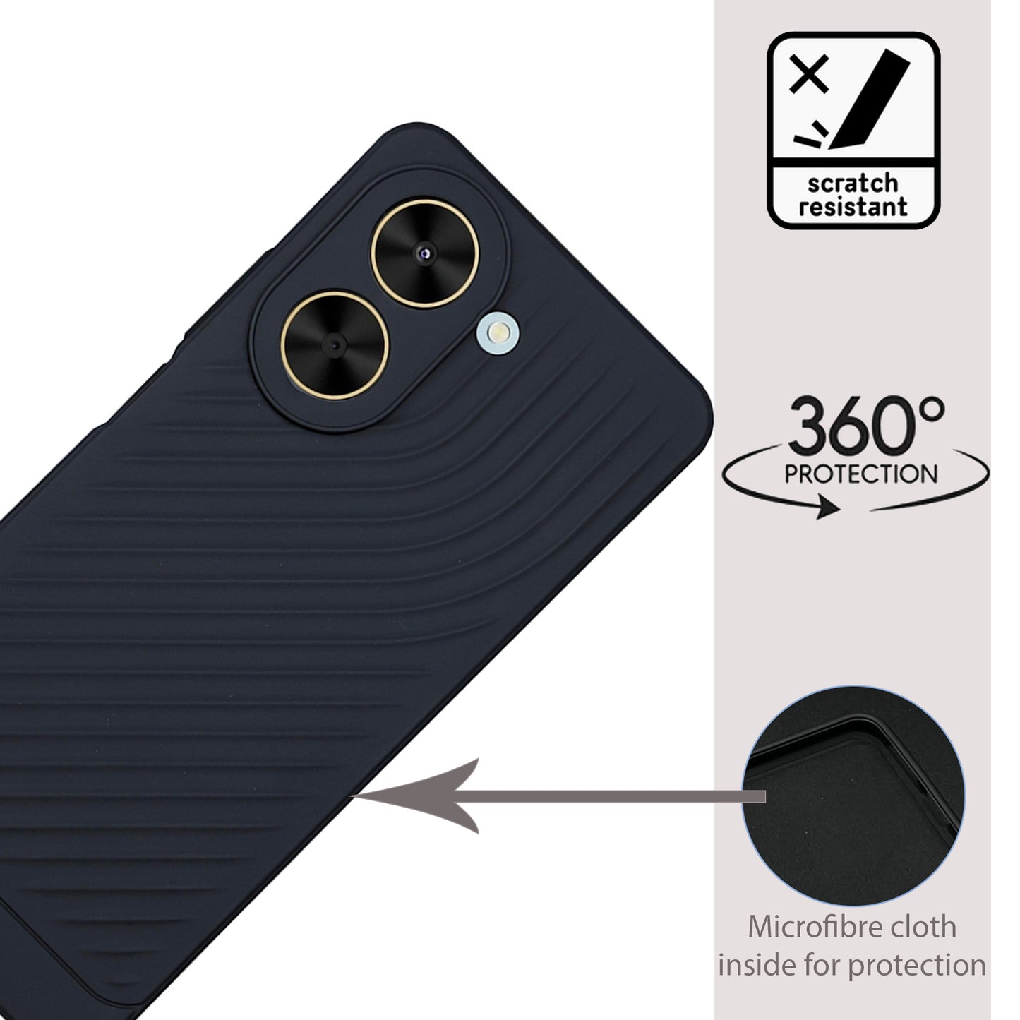 Ripple Wave Case with for Xiaomi Poco C71