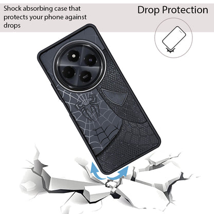 Sp Superhero Web Case with Metallic Camera Ring for Xiaomi Poco C75(5G)