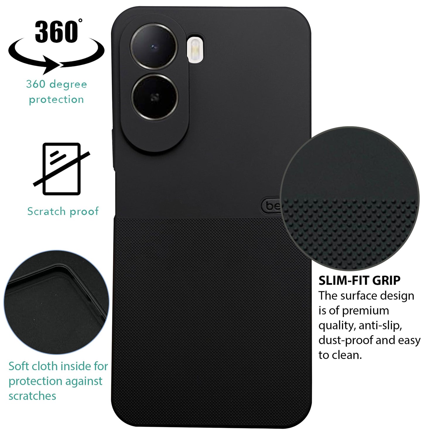 BEOTS Rugged back case for Xiaomi Poco C85x