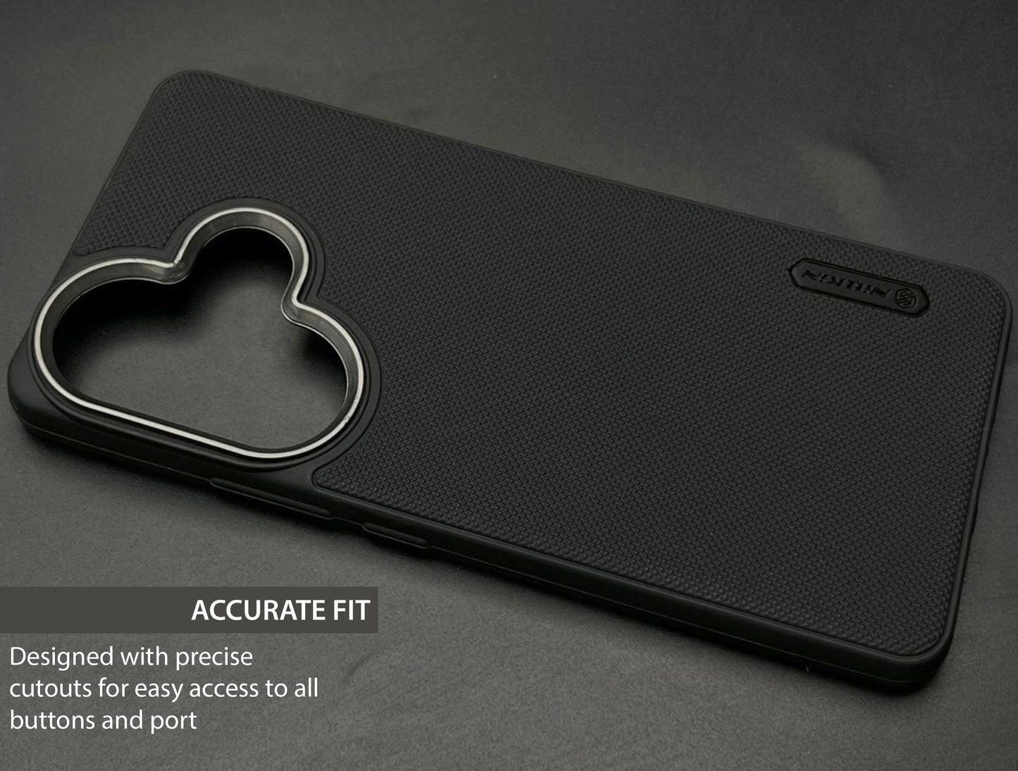 NIUKIN Super Frosted Dotted Case with Camera Ring for Xiaomi Poco F6