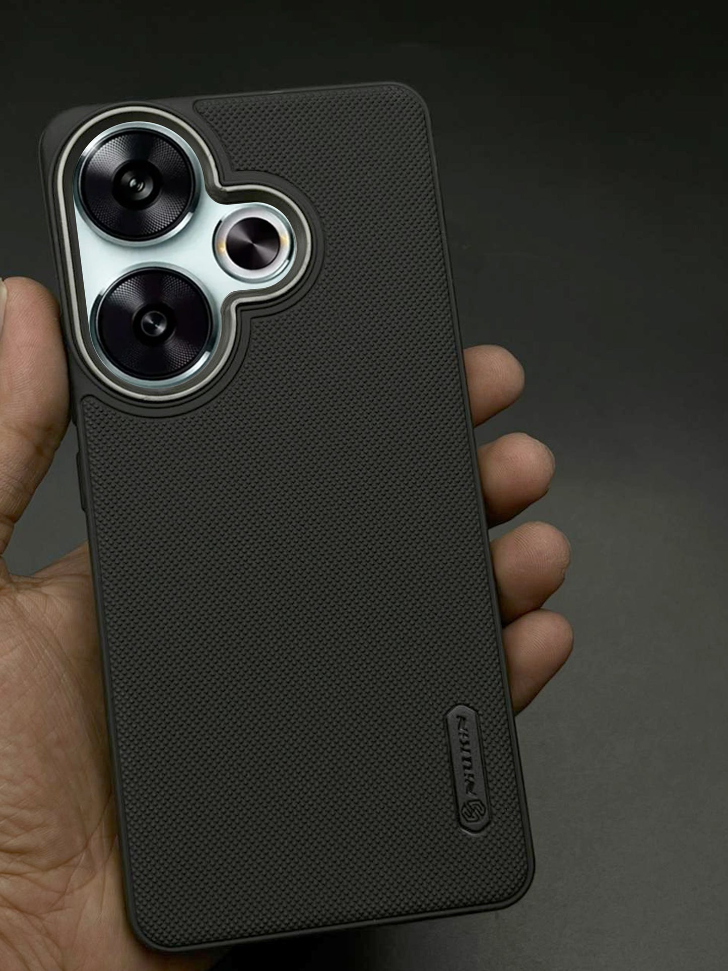 NIUKIN Super Frosted Dotted Case with Camera Ring for Xiaomi Poco F6