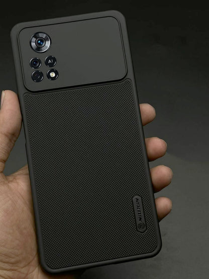 NIUKIN Super Frosted Dotted Case for Xiaomi Poco X4 Pro