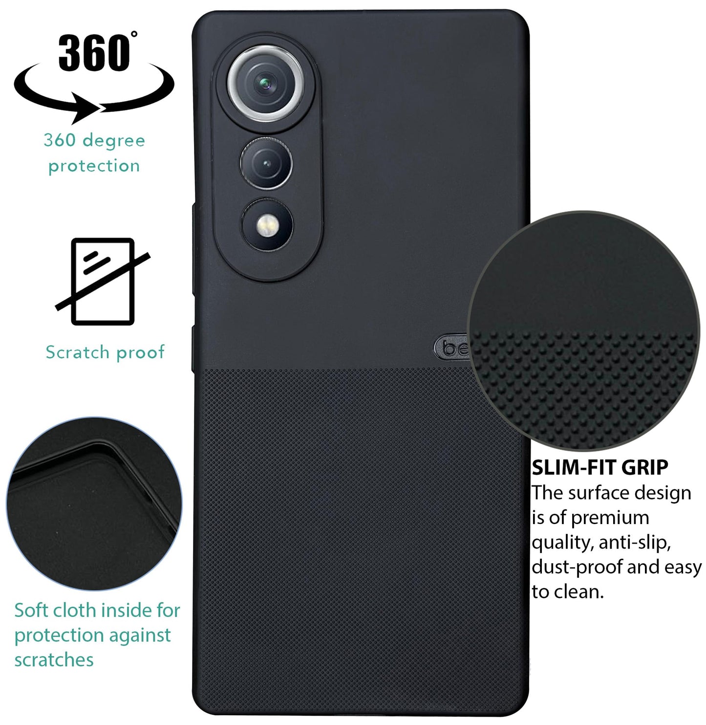 BEOTS Rugged back case for Tecno Pova Curve