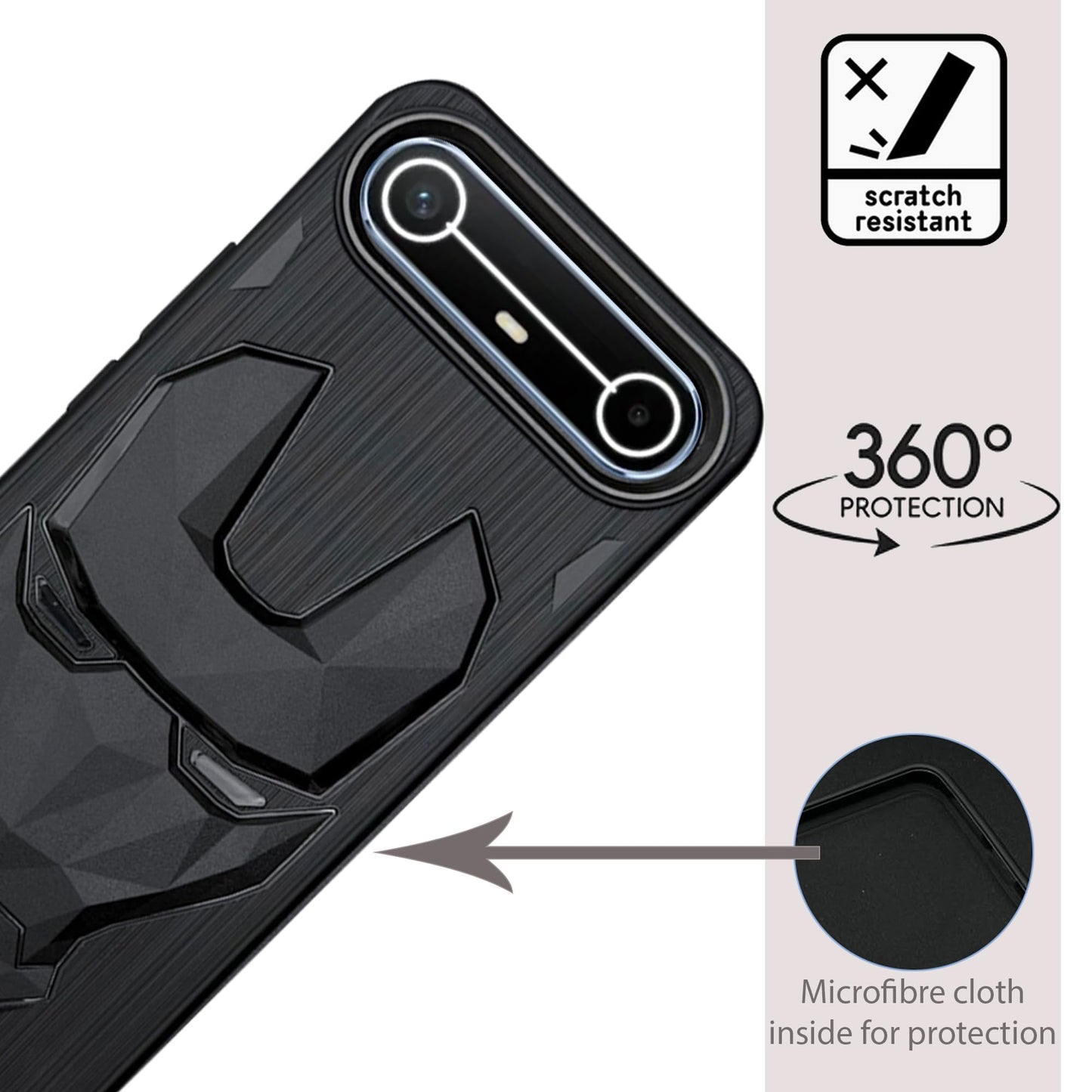 IR Mask Case with Camera Ring for Tecno Pova Slim