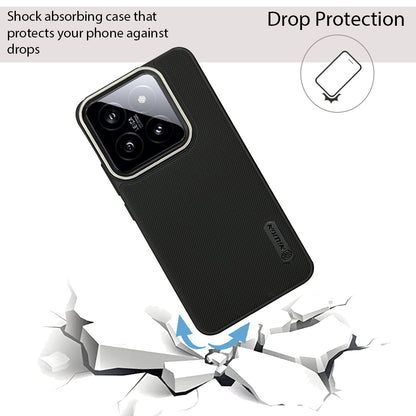 NIUKIN Super Frosted Dotted Case with Camera Ring for Xiaomi 14